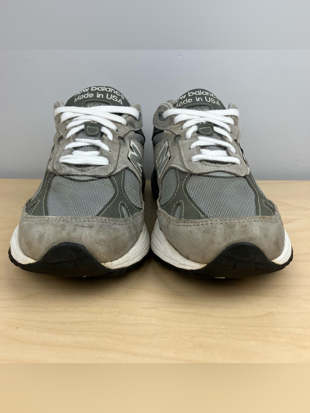 New Balance Men’s Size 9.5 2E Wide 993 Gray White Suede Athletic Running Shoes - Picture 5 of 11